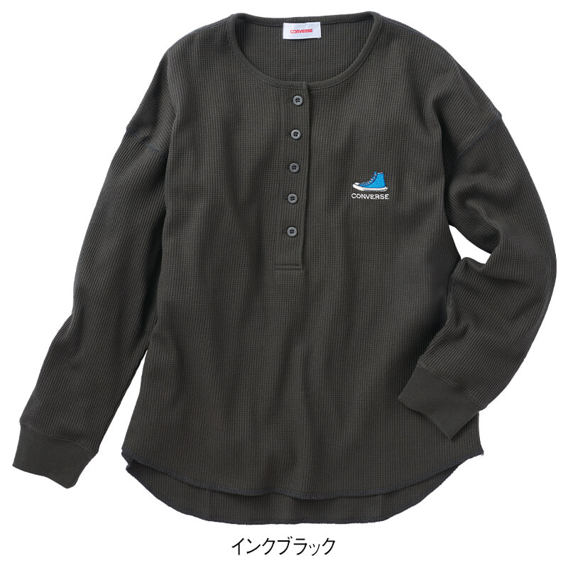 ＜CONVERSE＞ワッフルヘンリーTシャツ