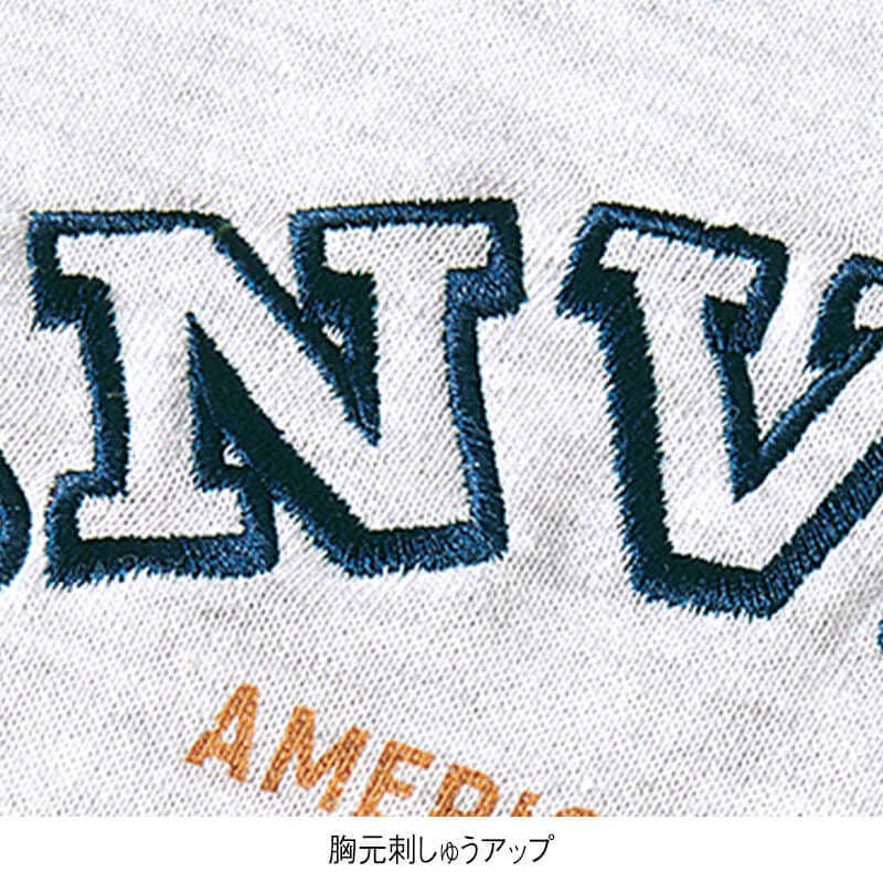 ＜CONVERSE＞シャツレイヤード裏毛プルオーバー