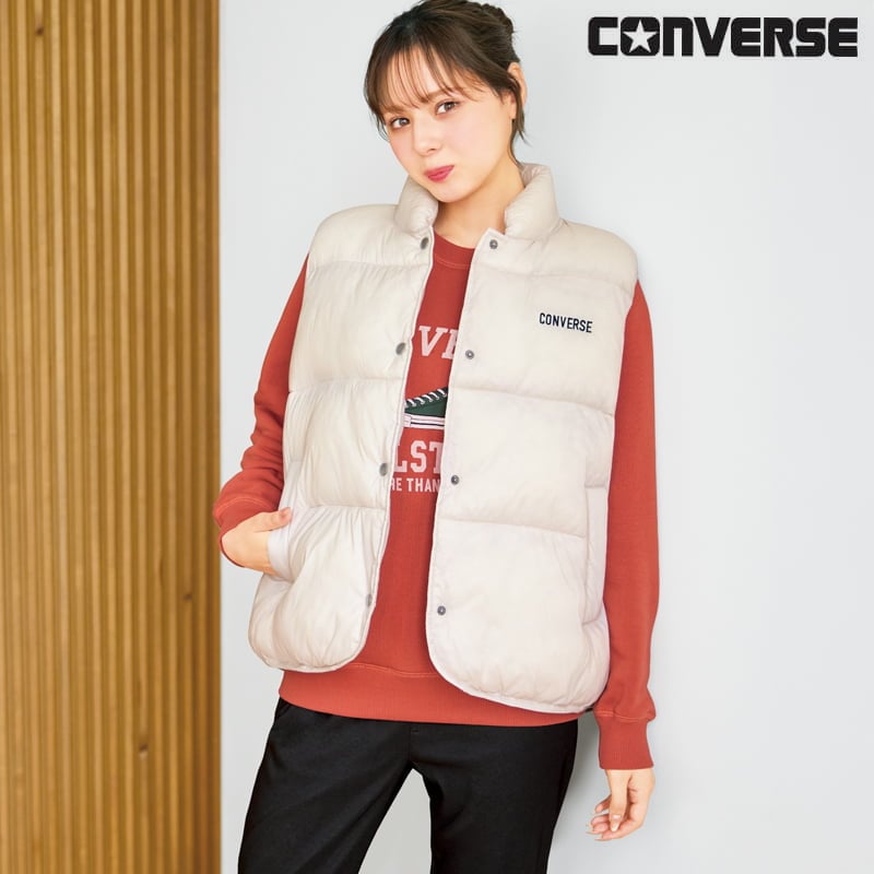 <CONVERSE>機能中綿使いスタンドベスト