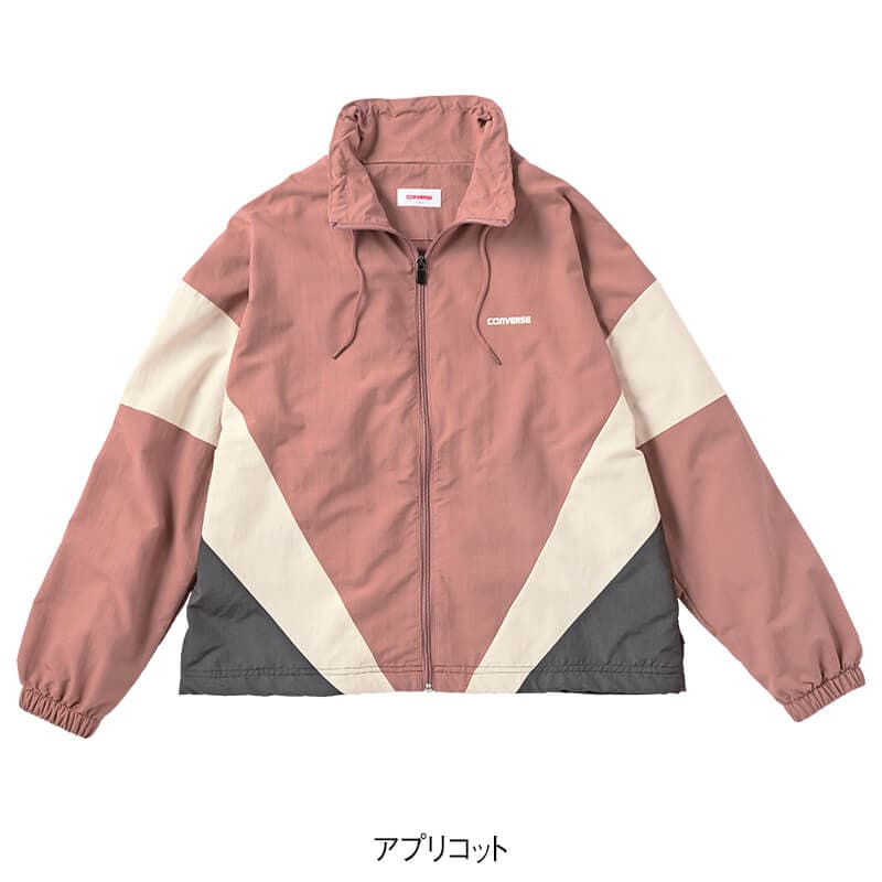 ＜CONVERSE＞撥水ナイロンタスラン裏メッシュ配色ジャケット
