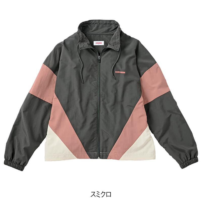 ＜CONVERSE＞撥水ナイロンタスラン裏メッシュ配色ジャケット