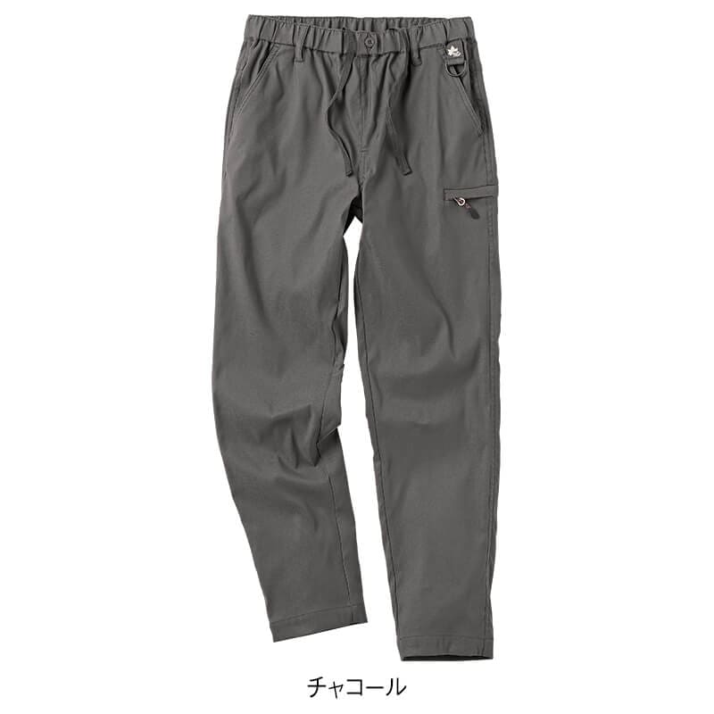 <LOGOS Park>裏起毛ストレッチテーパードパンツ