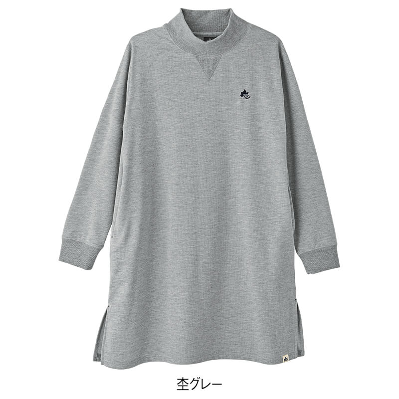 <LOGOS Park>ドロップショルダーモックネックチュニック