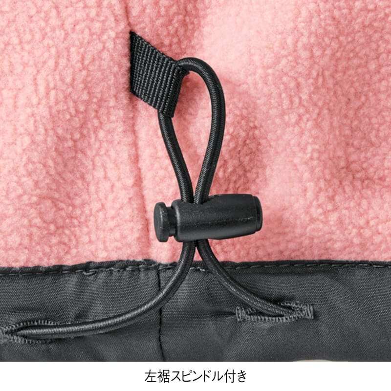 <DISCUS>エステル裏フリース反射プリント使いスタンドジャケット