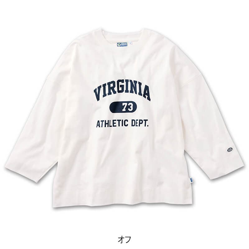<DISCUS>ドロップワイドTシャツ