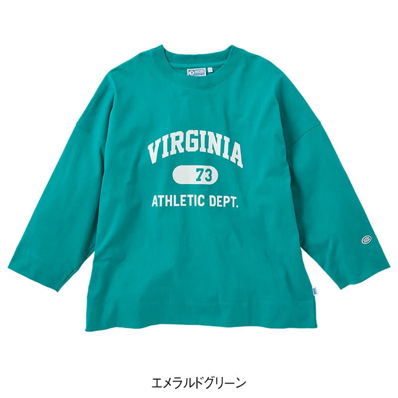<DISCUS>ドロップワイドTシャツ