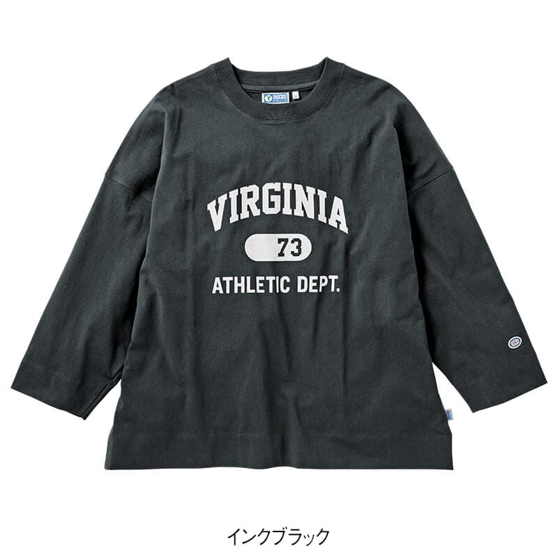 <DISCUS>ドロップワイドTシャツ