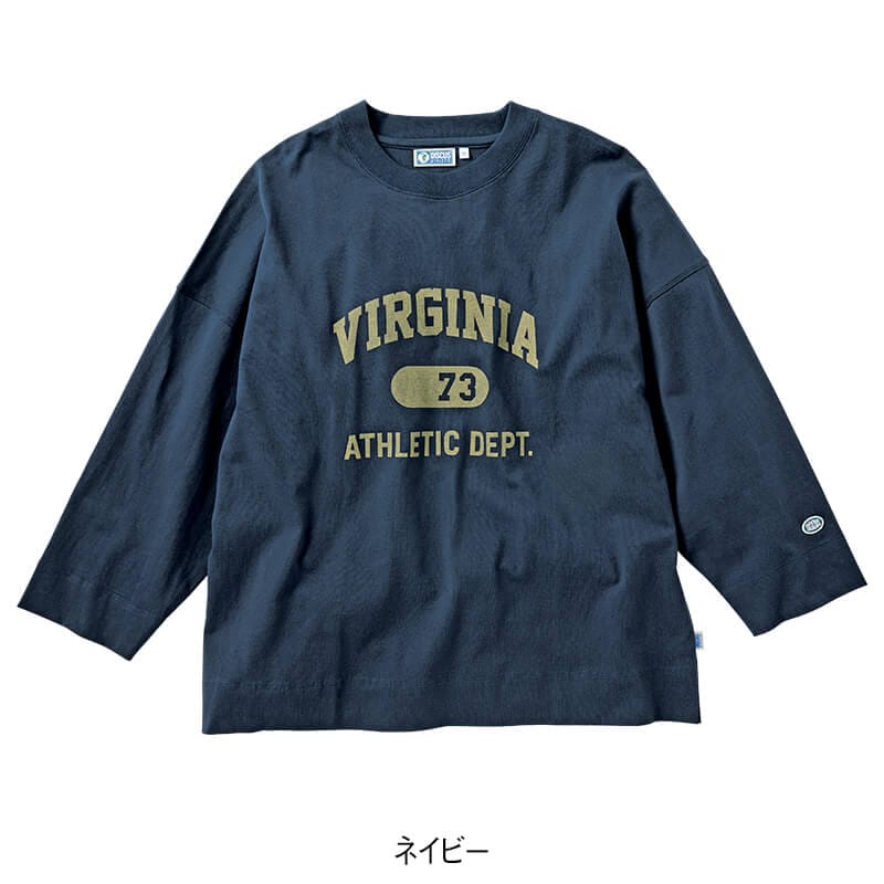 <DISCUS>ドロップワイドTシャツ