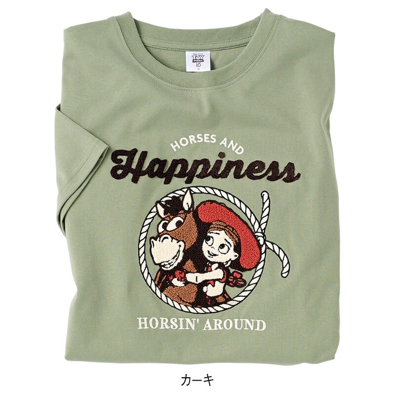 <トイ・ストーリー>サガラ刺繍 天竺半袖Tシャツ