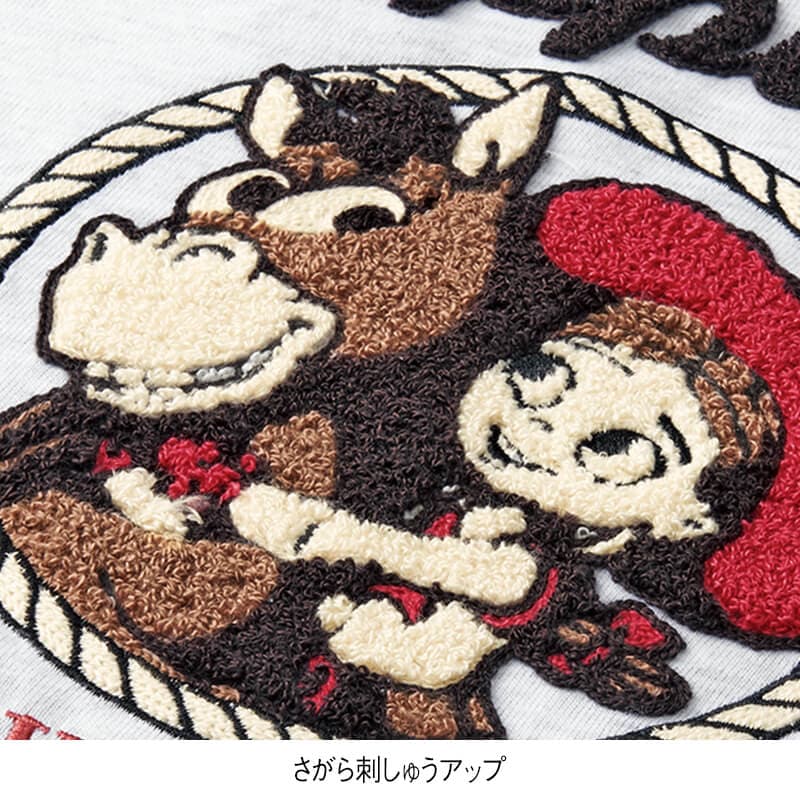 <トイ・ストーリー>サガラ刺繍 天竺半袖Tシャツ