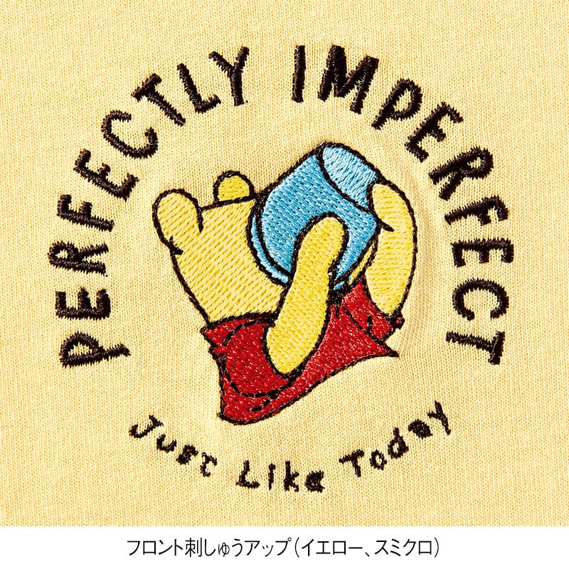 <ディズニー>くまのプーさん天竺7分袖Tシャツ