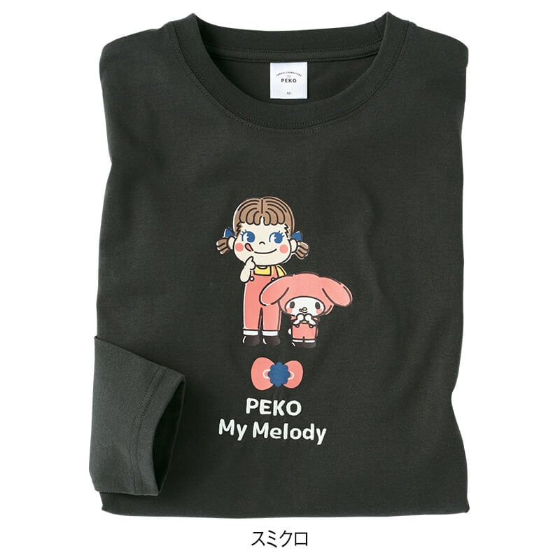 <Peko×サンリオキャラクターズ>天竺7分袖Tシャツ
