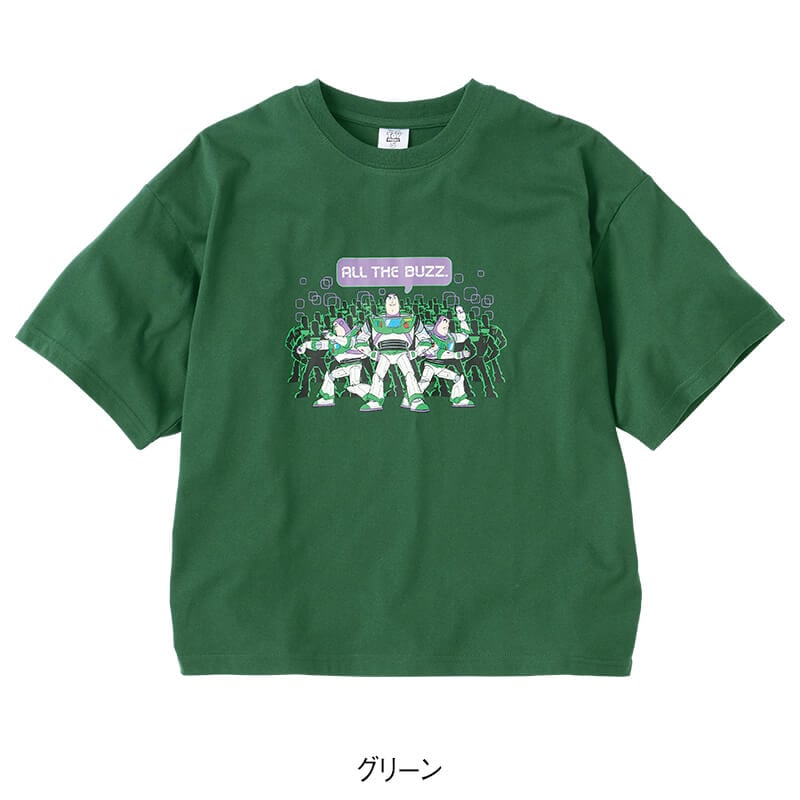 ＜トイ・ストーリー＞天竺半袖WIDETシャツ