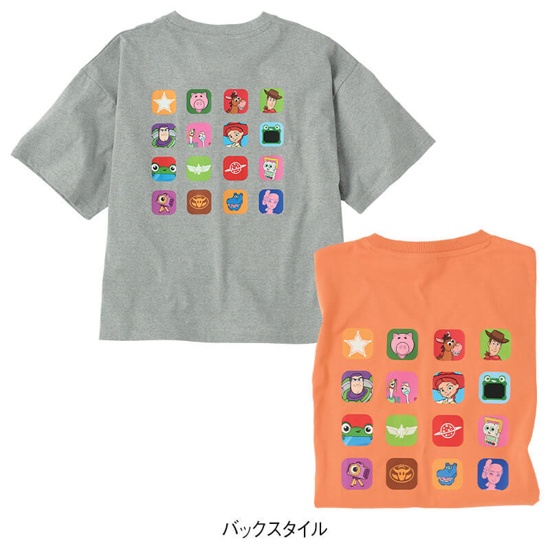 ＜トイ・ストーリー＞天竺半袖WIDETシャツ