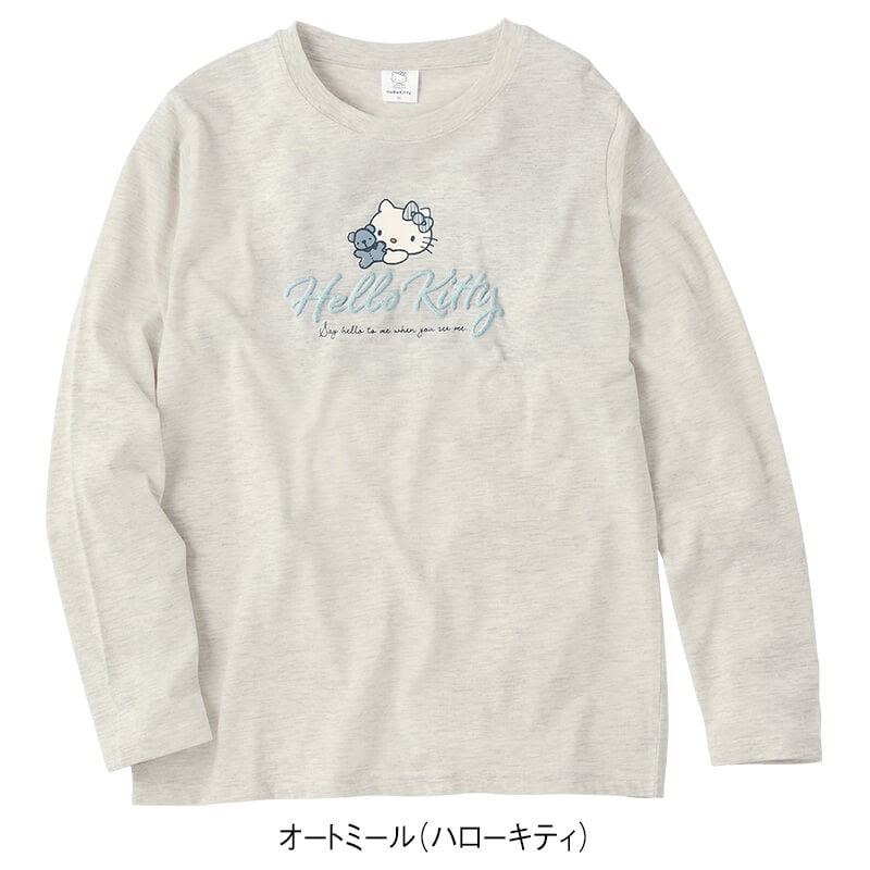 ＜サンリオキャラクターズ＞天竺長袖Tシャツ