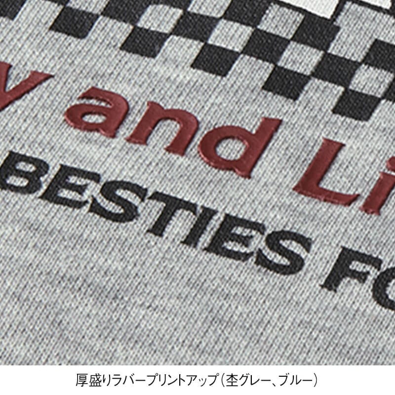 ＜TOM and JERRY＞裏毛クルーネックWIDEトレーナー
