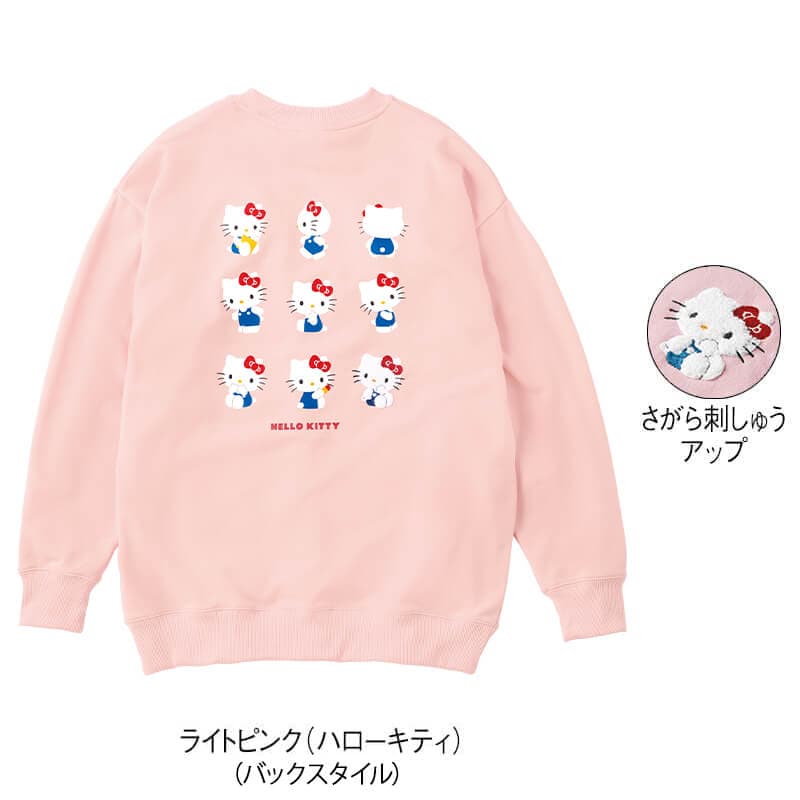 ＜サンリオキャラクターズ＞裏毛クルーネックBIGトレーナー