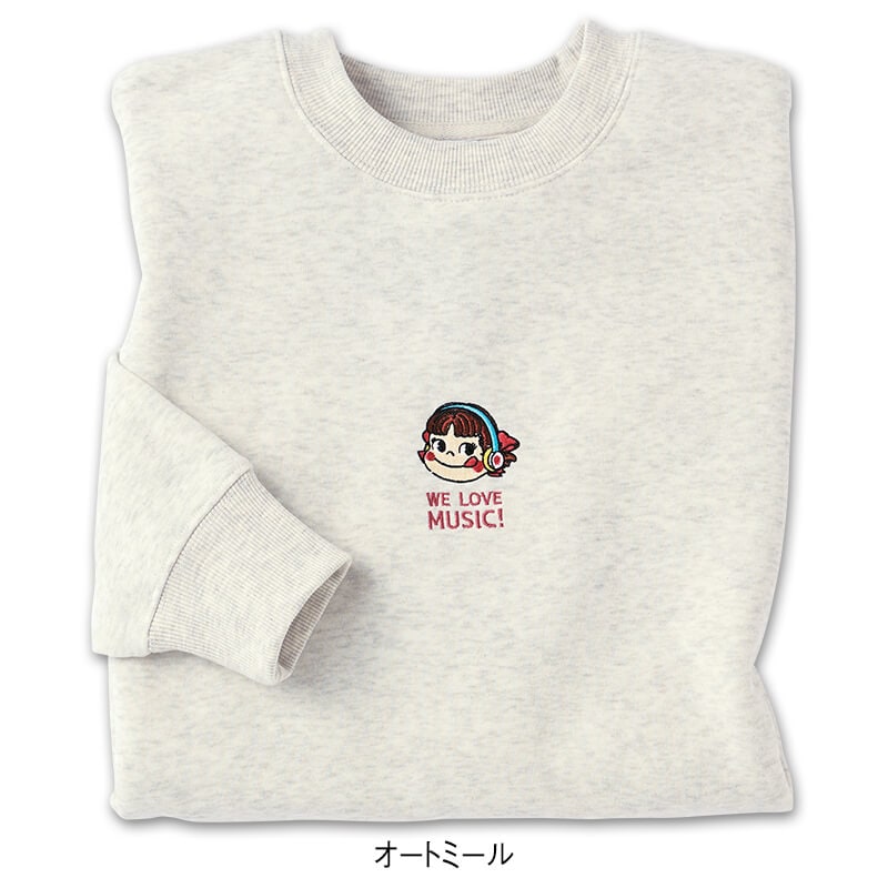 <Peko>裏起毛クルーネックWIDEトレーナー