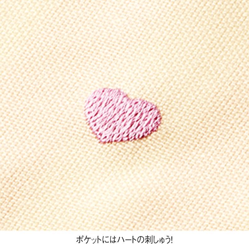 <Lil ala mode>ピンクストライプエプロン