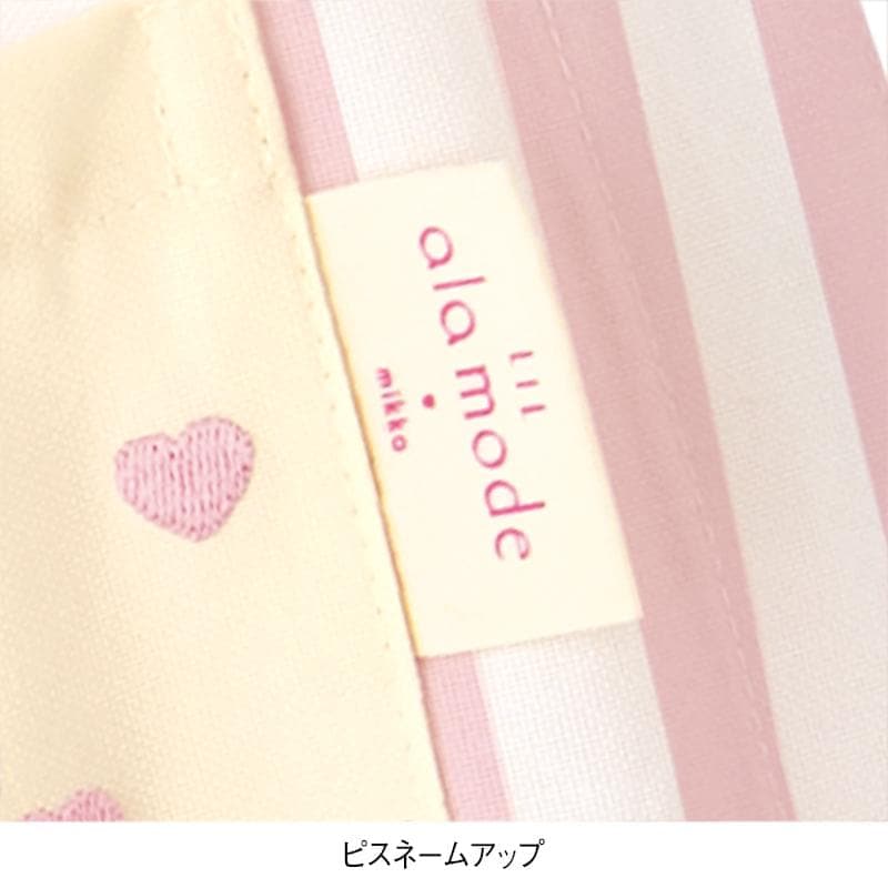 <Lil ala mode>ピンクストライプエプロン