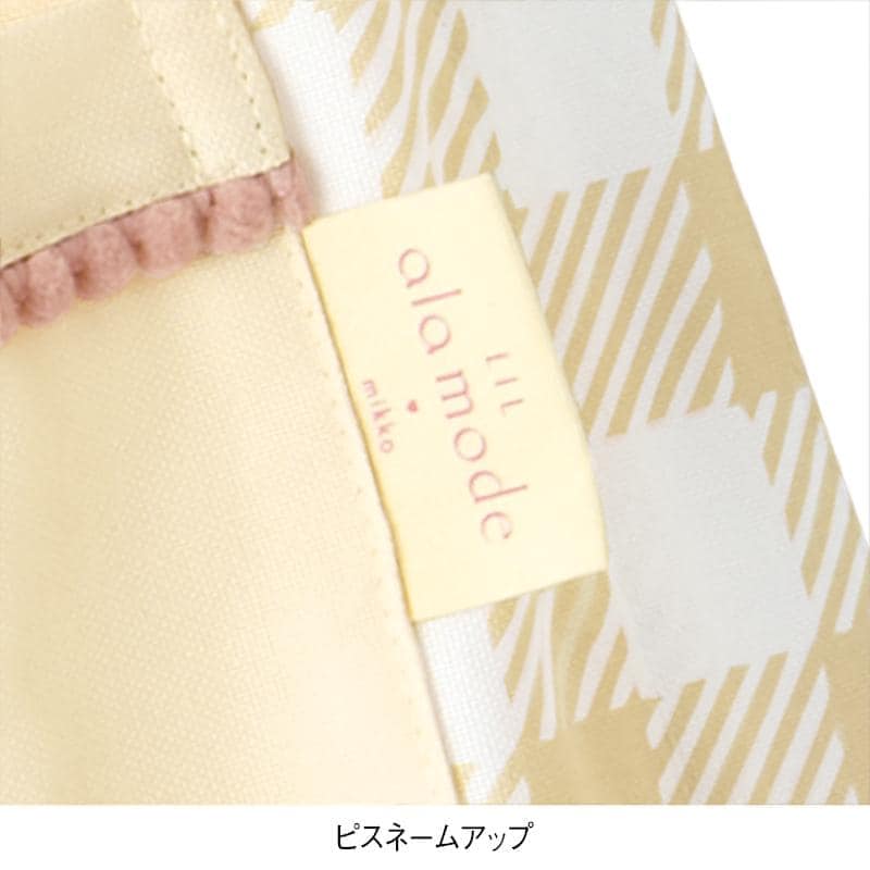 <Lil ala mode>イエローチェックエプロン