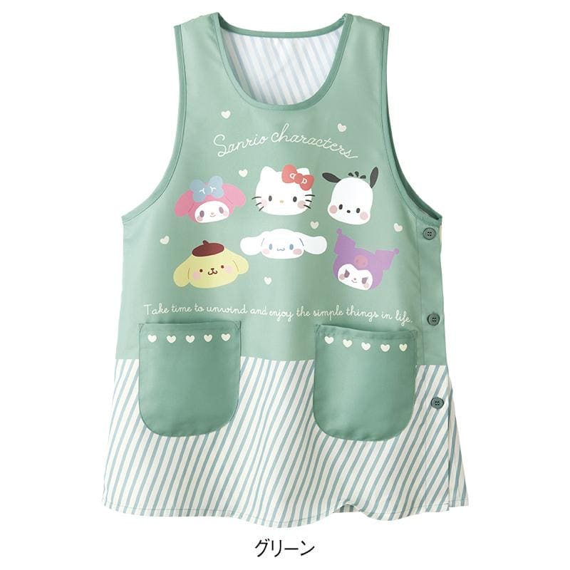 <サンリオキャラクターズ>キャラMIXプリントエプロン