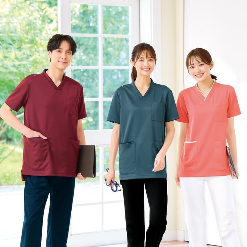 パウダーストレッチ 肩スナップスクラブ(男女兼用)