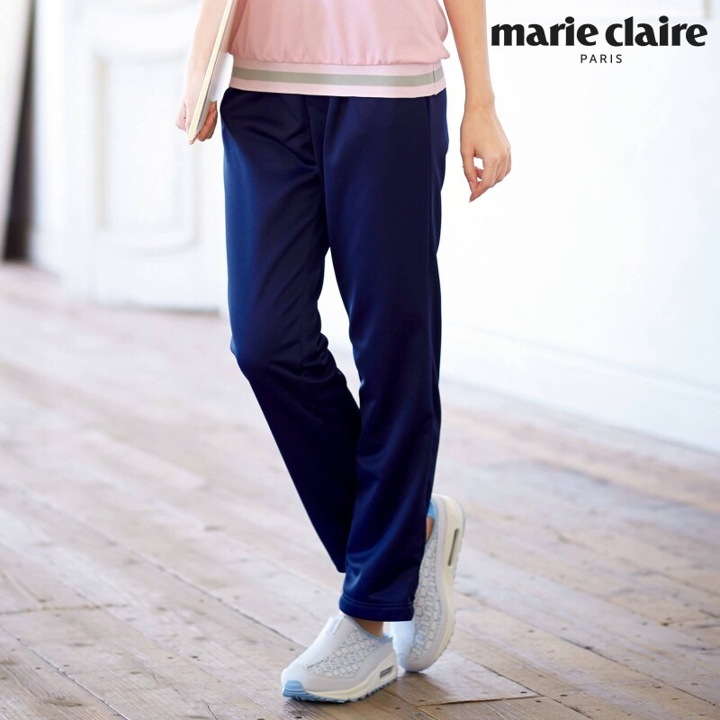 マリ クレール スリムアンクル丈パンツ 訪問介護 介護 看護師 ナース の通販ならアンファミエ