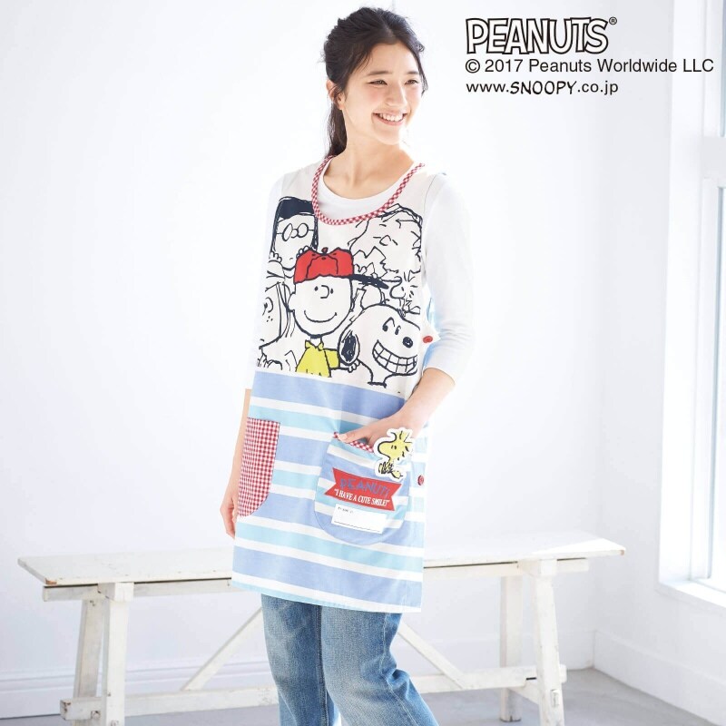 <スヌーピー>ビッグパターンエプロン
