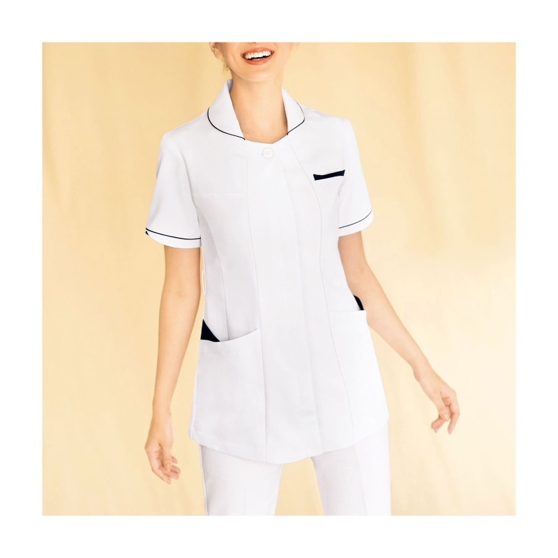 <モンブラン>ストレッチカシミア ラウンドカラーチュニック