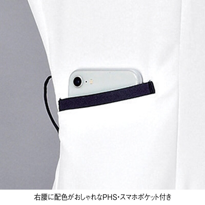 モンブラン ストレッチカシミア ラウンドカラーワンピース 白衣 ナース服 ナースウェア 看護師 ナース の通販ならアンファミエ