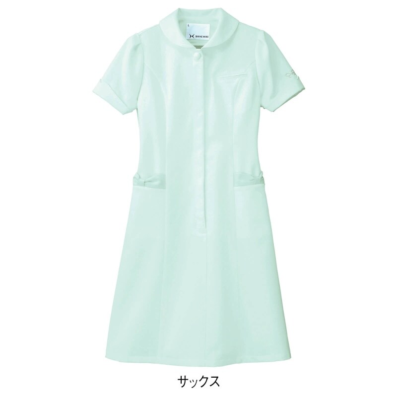 ハナエモリ バタフライリボンワンピース 白衣 ナース服 ナースウェア 看護師 ナース の通販ならアンファミエ