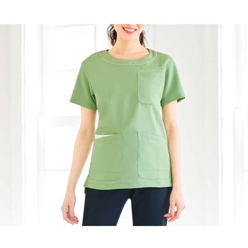 ストレッチツイル デオドラントスクラブ レディース 白衣 ナース服 ナースウェア 看護師 ナース の通販ならアンファミエ