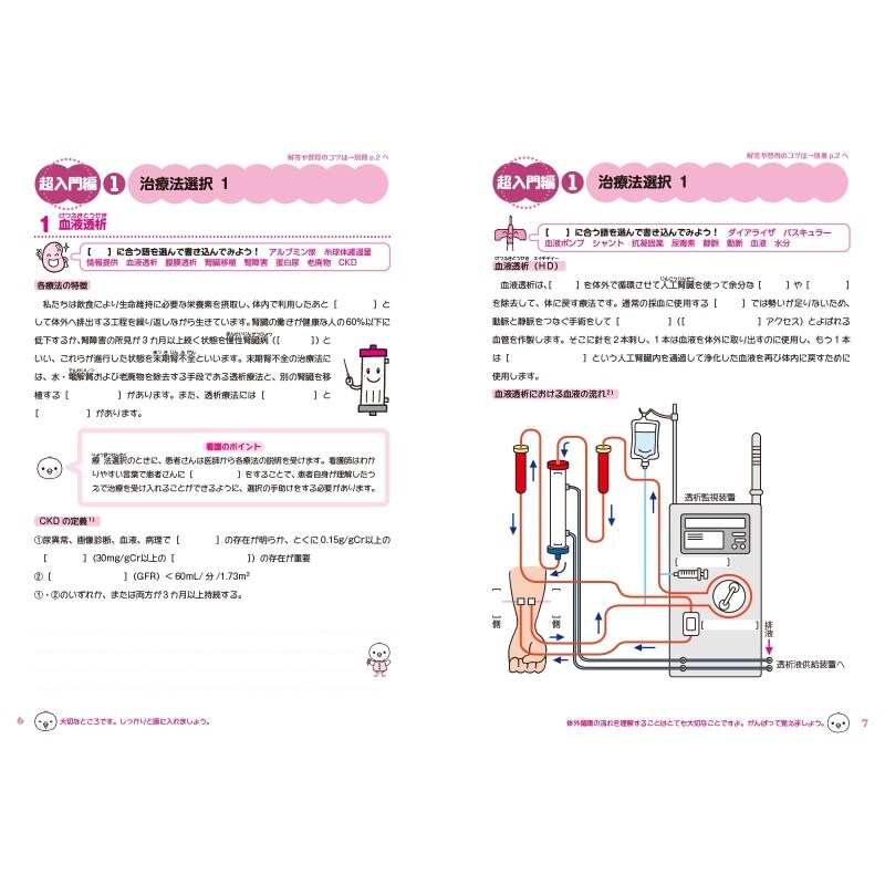 ナースグッズ・医療雑貨　透析室ナース1年生　自分でつくれるはじめての看護ノート:　看護師（ナース）の通販ならアンファミエ