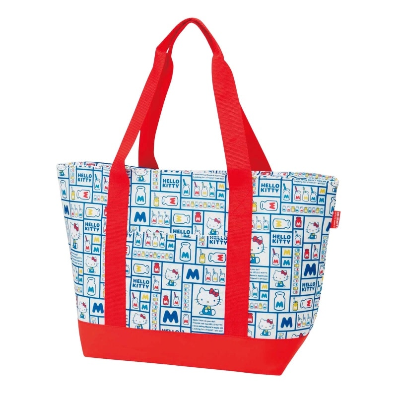 ハローキティトート保冷ショッピングバッグ ブルースクエア