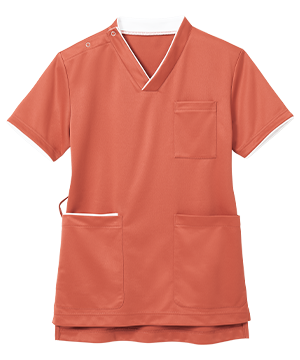 テラコッタ×ホワイト