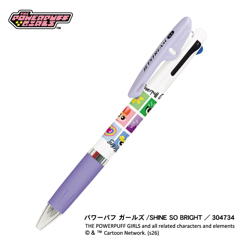 CUTE MODEL(キュートモデル)ジェットストリーム3色ボールペン(パワーパフ ガールズ)